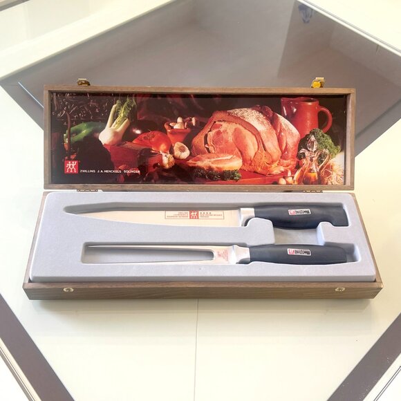 J.A. Henckels German Made boxed 5-star carving set! Extremely Rare! - Picture 6 of 16